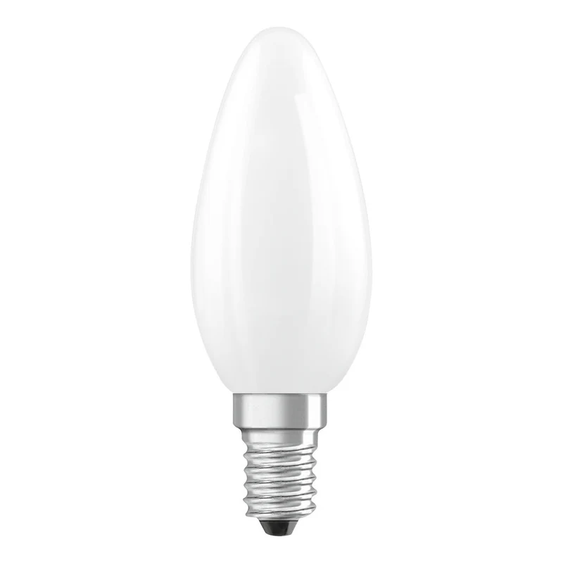 OSRAM Rétrofit Classic B LED Lampe forme bougie mate (ex 40W) 4W / 2700K Blanc chaud E14