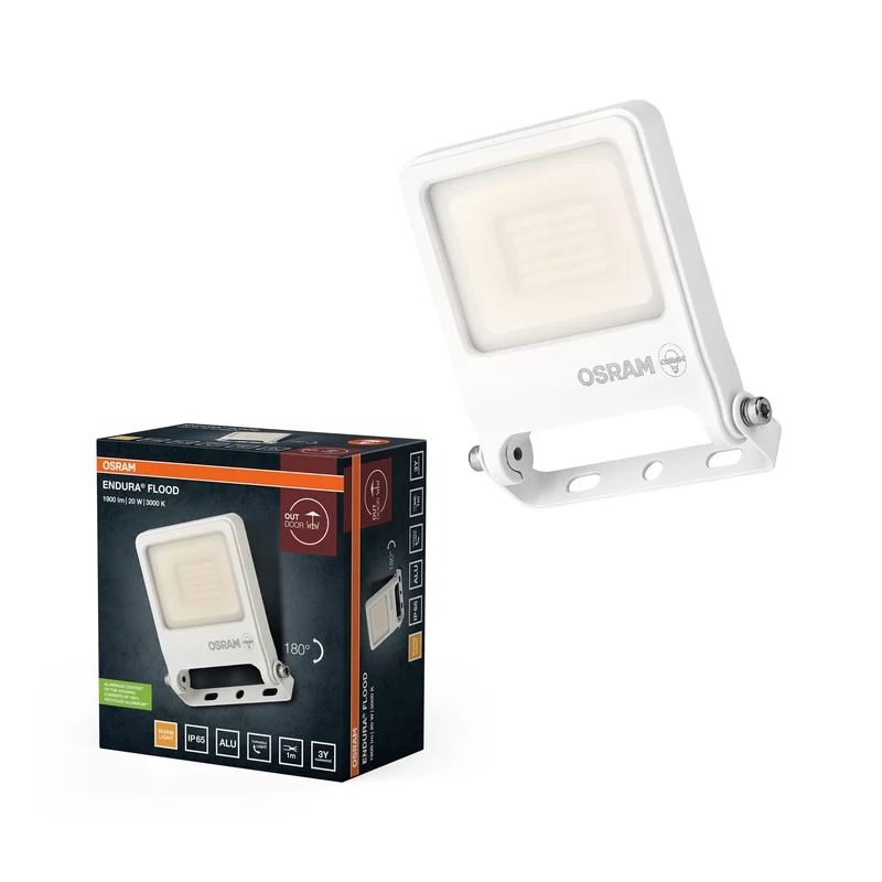OSRAM ENDURA® FLOOD Blanc Chaud 20 W 3000 K WT