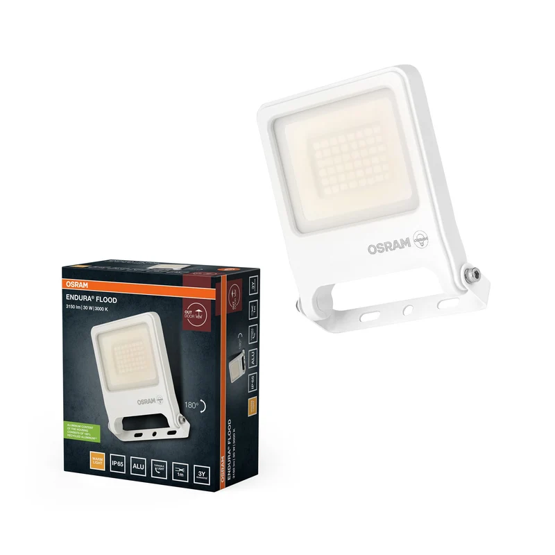 OSRAM ENDURA® FLOOD Blanc Chaud 30 W 3000 K WT