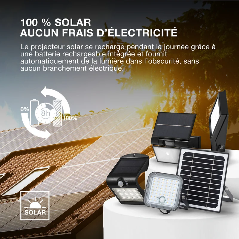 OSRAM ENDURA LED projecteur solaire Flood 840 10W
