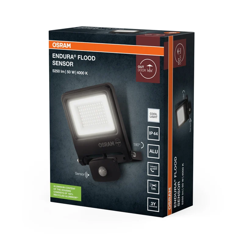 OSRAM ENDURA® FLOOD Capteur Blanc Froid 10 W 4000 K DG