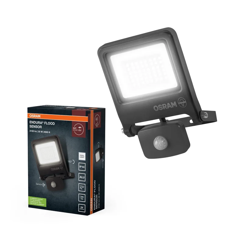OSRAM ENDURA® projecteur LED avec capteur 30W / 4000K blanc froid