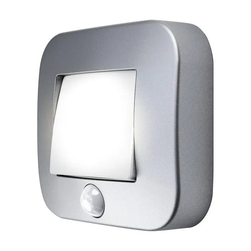 OSRAM NIGHTLUX® veilleuse LED de hall à batterie avec capteur 0,3W / 4000K blanc froid, gris