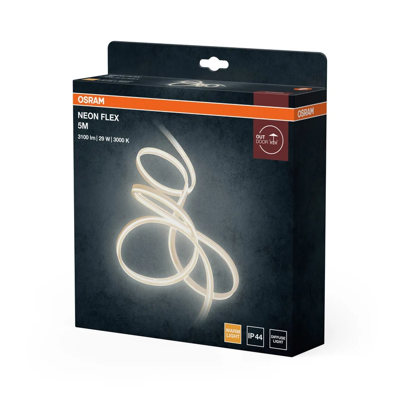 OSRAM NEON Flex bande lumineuse LED extérieure 29W / 3000K blanc chaud 5m
