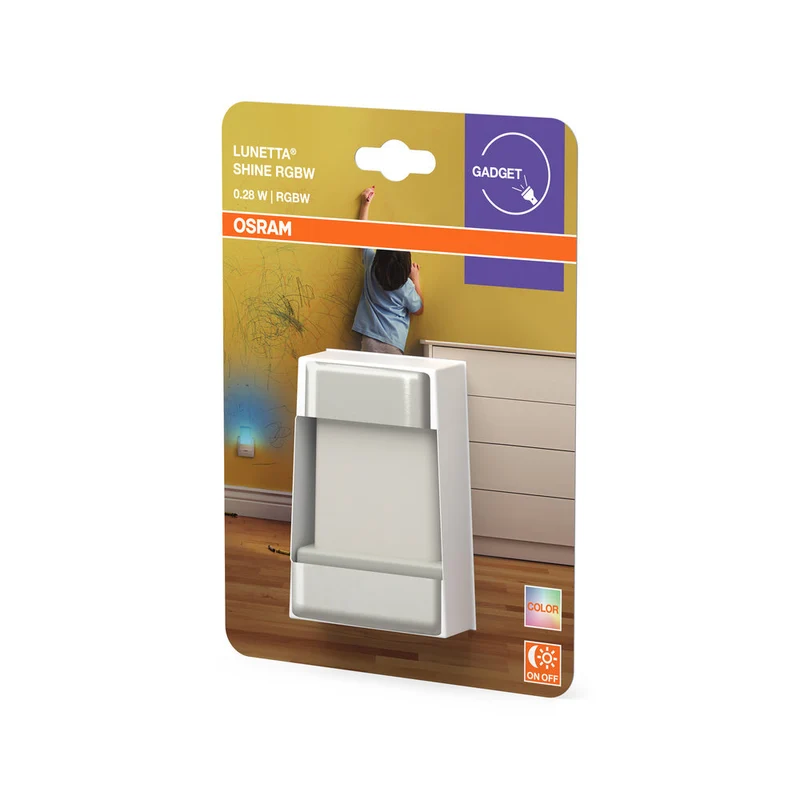 OSRAM LUNETTA® Shine RGB Blanc Veilleuse, 0.28W,