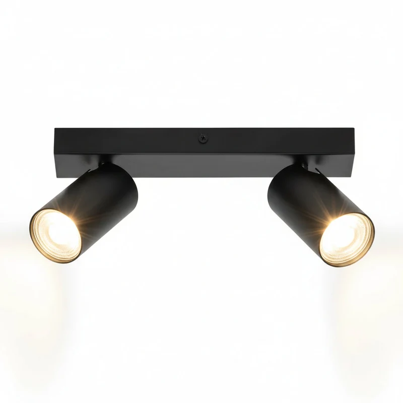 OSRAM LED SPOT OCTAGON Plafonnier 2 x 3,4W, GU10, 460lm, noir