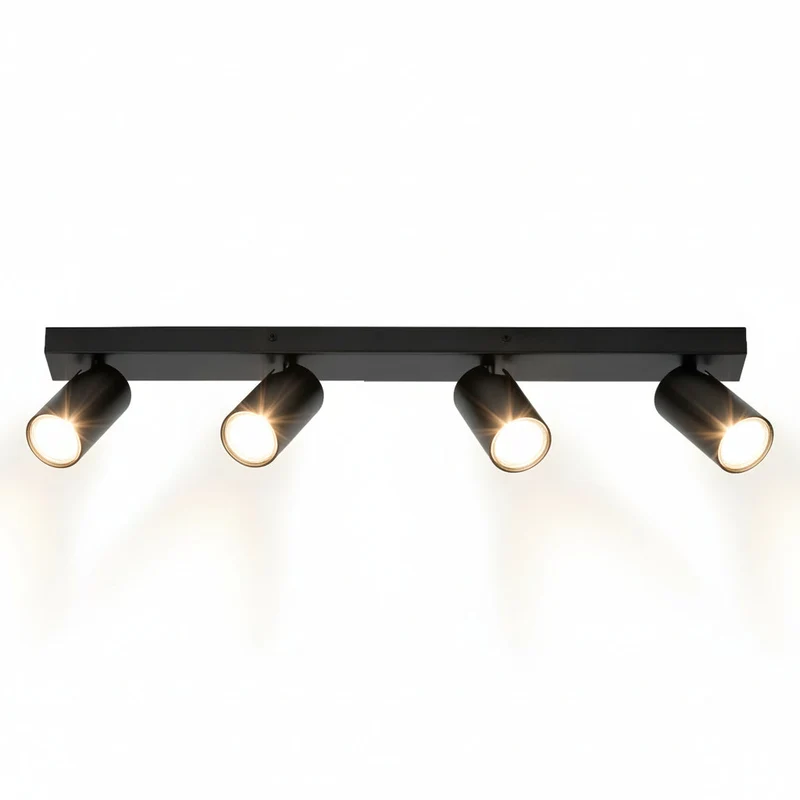 OSRAM LED SPOT OCTAGON Plafonnier 4 x 3,4W, GU10, 920lm, noir