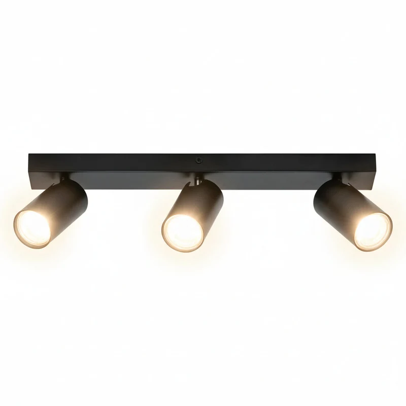 OSRAM LED SPOT OCTAGON Plafonnier 3 x 3,4W, GU10, 690lm, noir