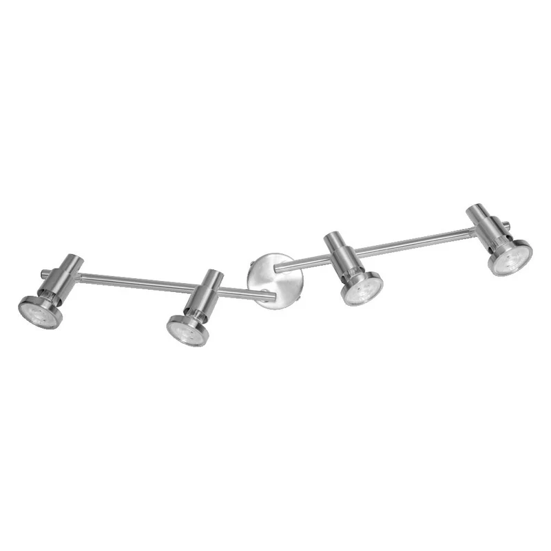 OSRAM LED SPOT ARGENT BROSSÉ Plafonnier, GU10, 4 x 2.6W, 2700K