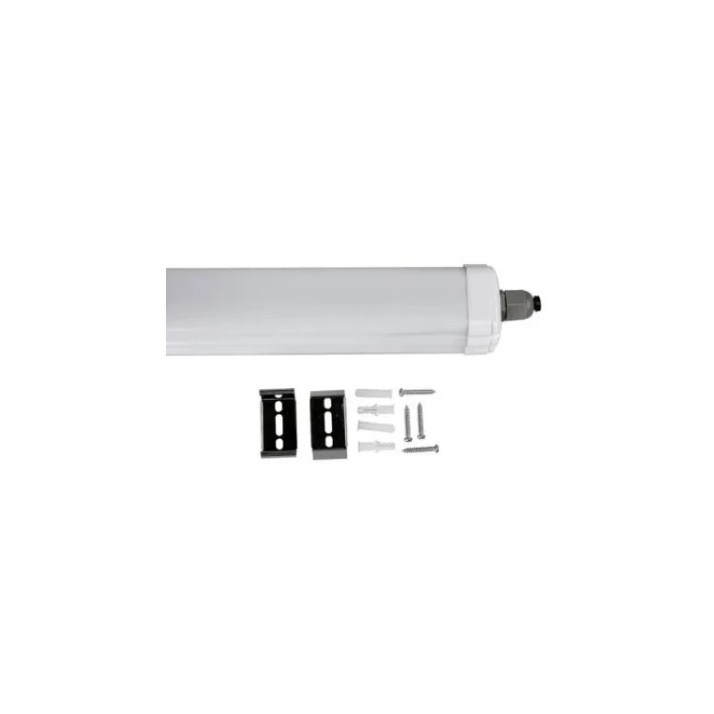 Réglette LED étanche 150cm 48W IP65 120lm/W Interconnectable - Pack de 12