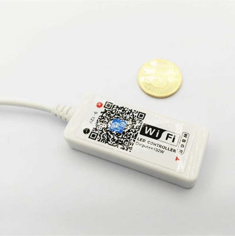 Wireless WiFi Smart Phone APP LED Controller or with 24Key IR Remote Controller for RGBW/RGBWW LED Flexible Strip Lights