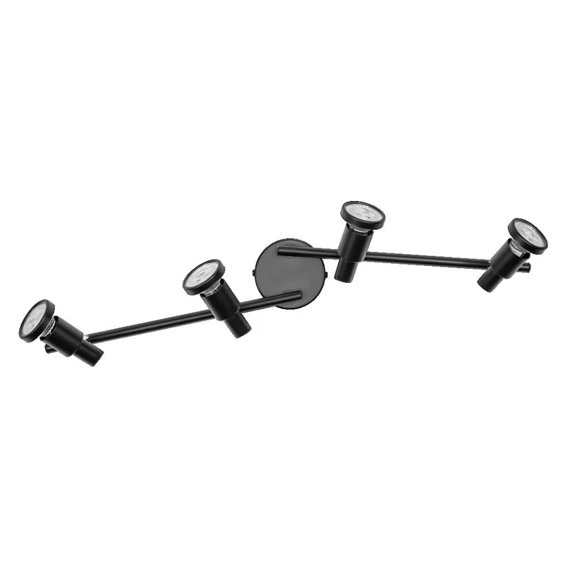 OSRAM LED SPOT GU10 Plafonnier 4 x 3,4W, 920lm, noir