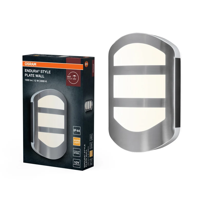OSRAM ENDURA® Style Plaque Murale LED Applique 12W / 3000K Blanc chaud