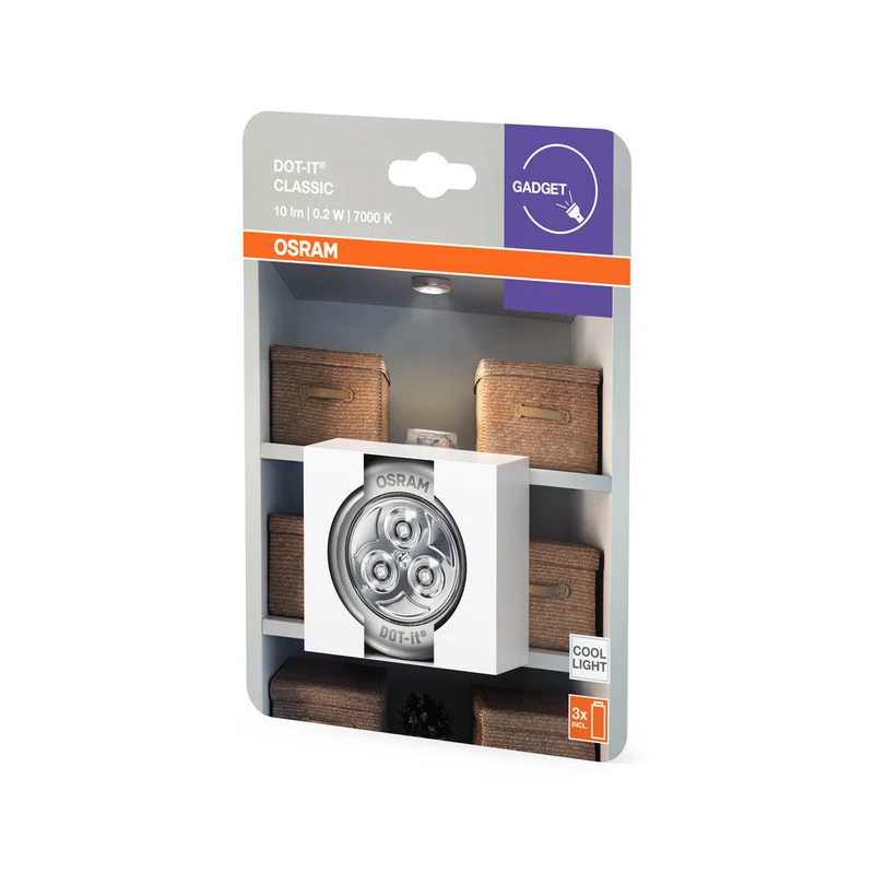 OSRAM DOT-it mobile lampe LED lampe à piles lampe 0,23W / 7000K blanc froid