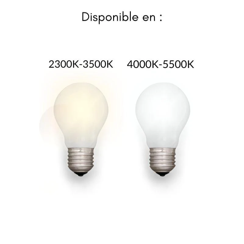 Réglette LED Rechargeable USB 60cm 2,5W Noire avec Détecteur de mouvement