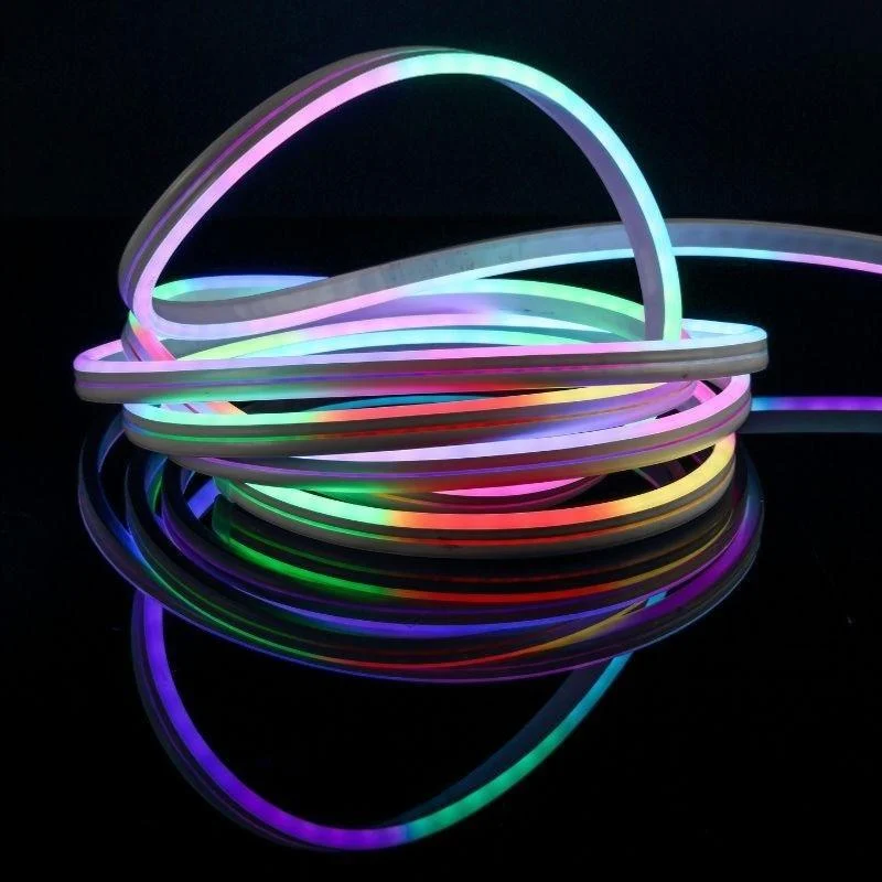 Néon Flexible Connecté LED RGBIC Tuya 24V 5M 60LED/m IP65
