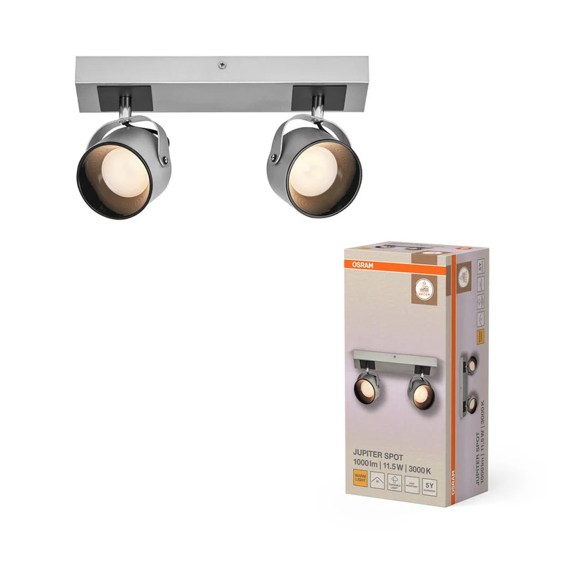 OSRAM DECOR SPOT JUPITER Plafonnier, 11,5W, 410lm, argenté