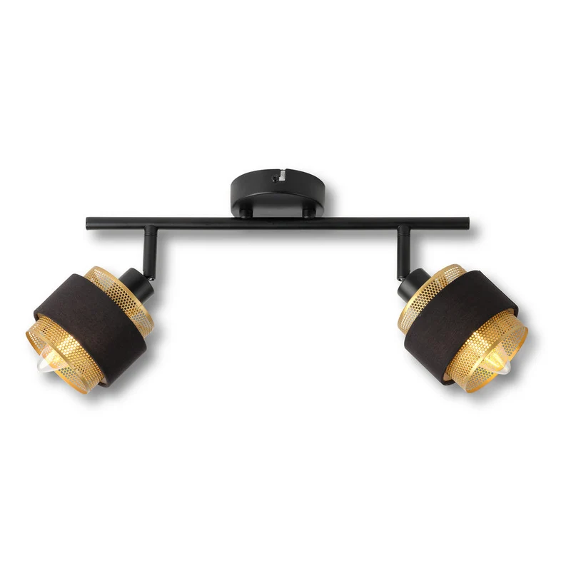 OSRAM DECOR Spot Hornet plafonnier 2X2.8W, E14, 250lm, 2700K, noir