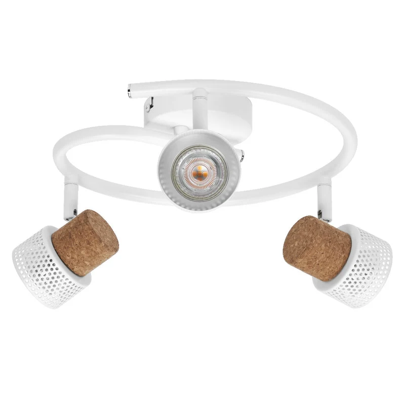 OSRAM DECOR SPOT CORK Spirale Plafonnier, 3 x 3,4W, 690lm, blanc