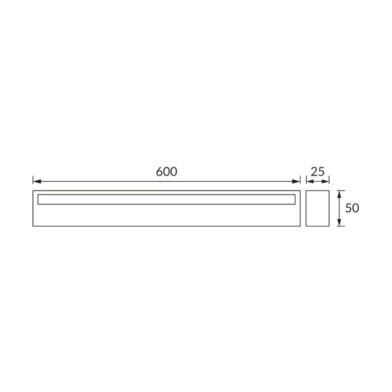 Applique Murale LED SMD 14W IP44 Argenté