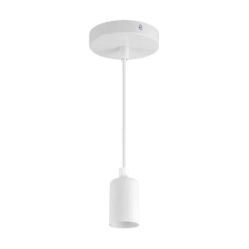 Suspension Ampoule E27 100cm Blanc