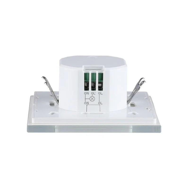Détecteur de Mouvement Encastrable Micro Ondes Blanc