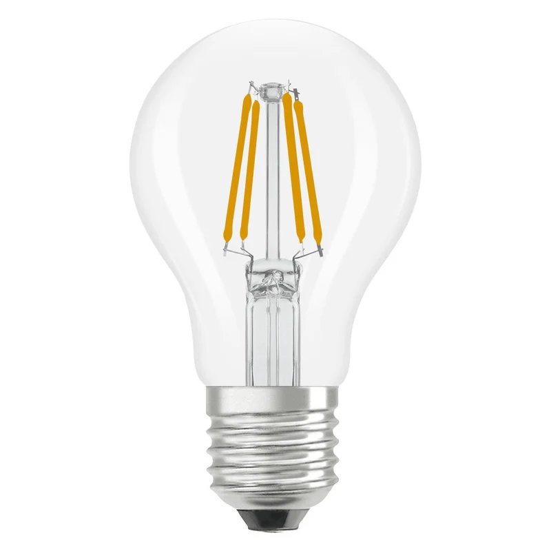 OSRAM LED Rétrofit Classic A LED Lampe (ex 40W) 4W / 2700K Blanc chaud E27