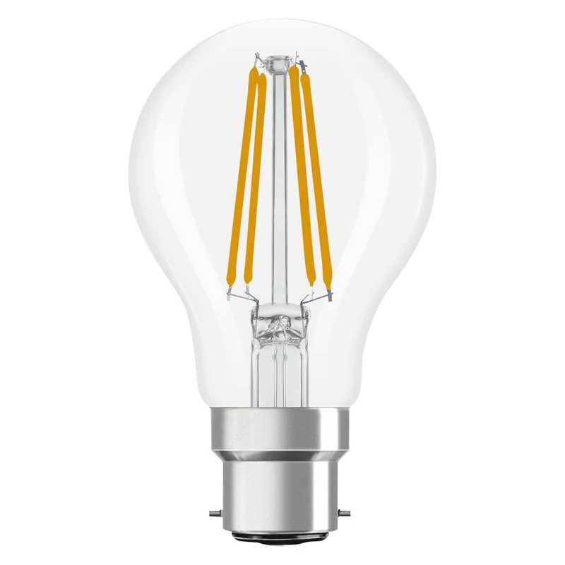 OSRAM LED Lampe LED Rétrofit CLASSIC A 6.5W 827 Clair B22d, 806 lm, 2700 K, Blanc chaud