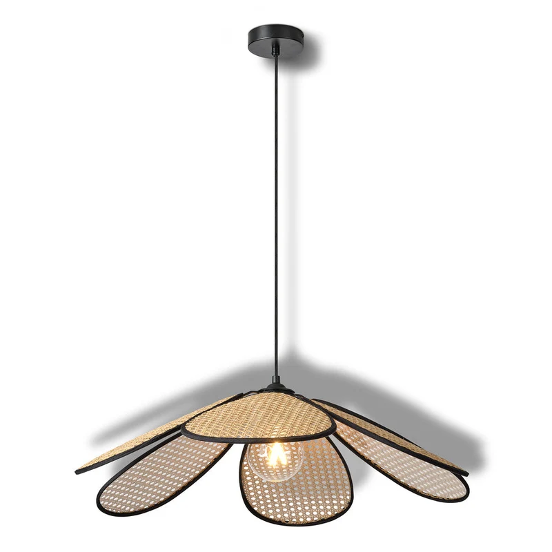 OSRAM DECOR Rattan Daisy Suspension E27 Marron