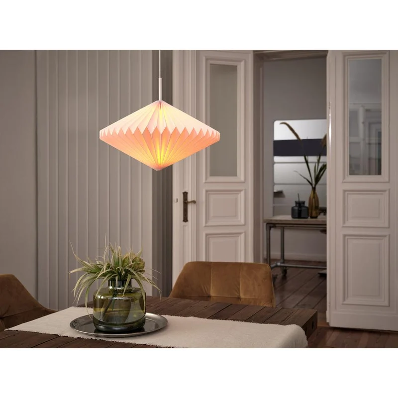 OSRAM DECOR Paper Lantern Diamond Suspension E27 Blanc