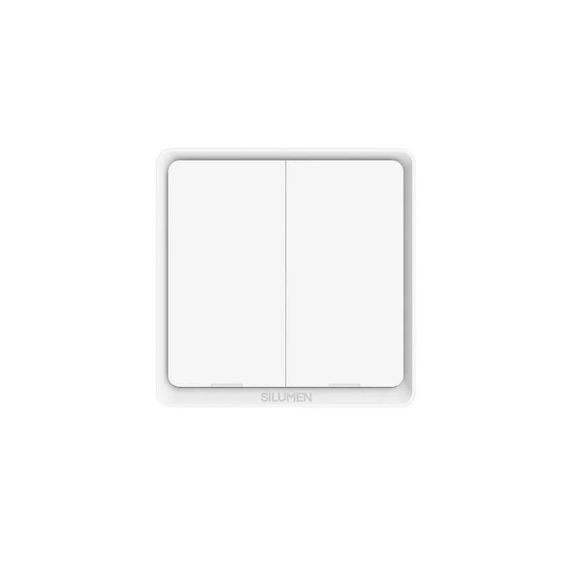 Interrupteur Connecté WiFi Double Poussoir Blanc