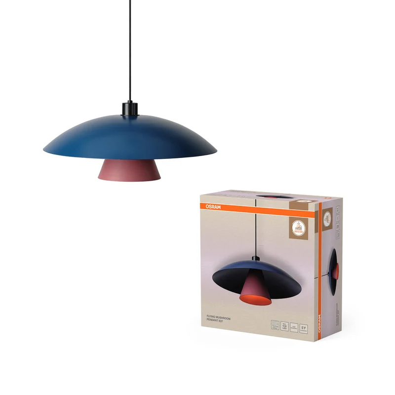 OSRAM DECOR Flying Mushroom Suspension E27 Bleu