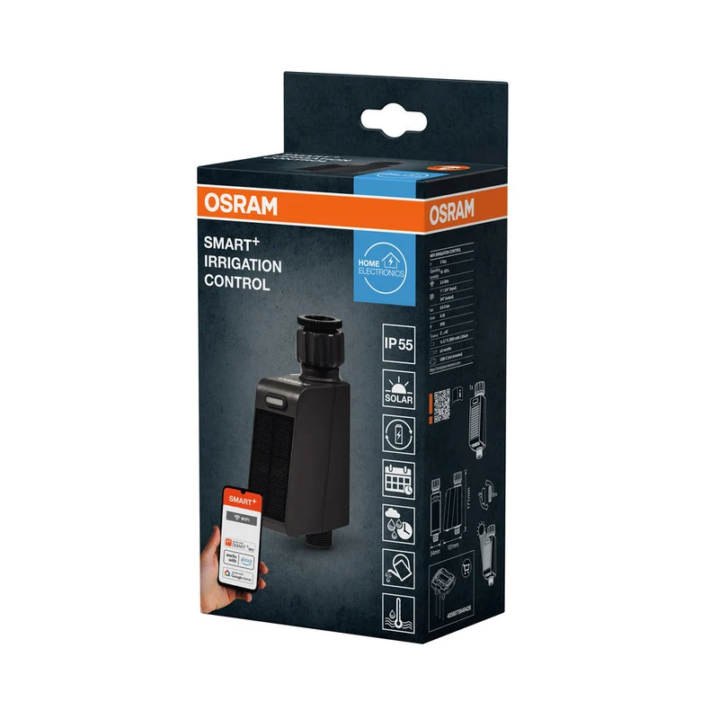 OSRAM SMART+ Contrôleur d’arrosage WiFi, gris foncé