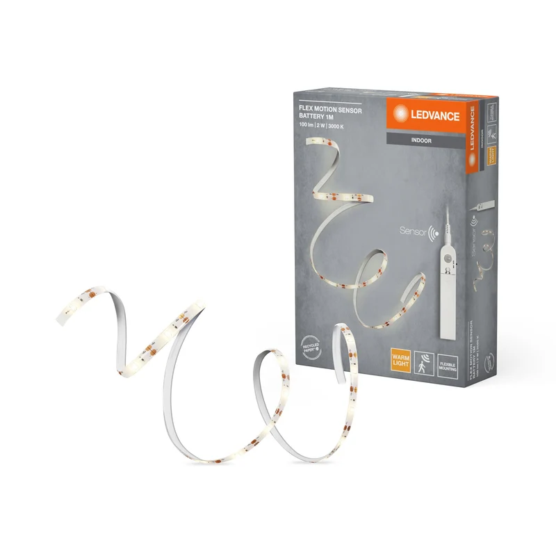 LEDVANCE BANDES À PILES AVEC DÉTECTEUR DE MOUVEMENT bandes LED alimentées par piles avec capteur, 1m