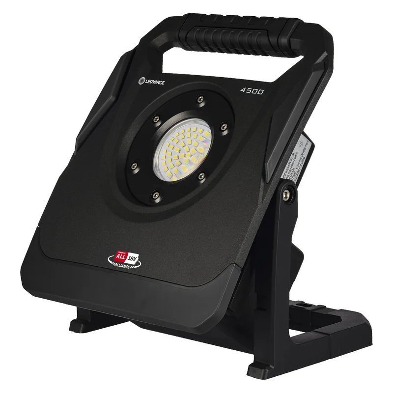 LEDVANCE LAMPE DE TRAVAIL - Bosch Power for All Alliance - BATTERIE Projecteur extérieur incluant Powerbank, 18V, 45W, 6500K Click-DIM