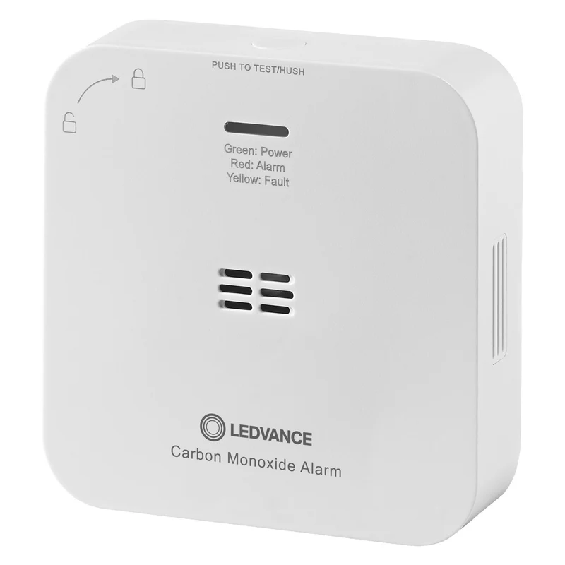 LEDVANCE Wifi SMART+ Détecteur de monoxyde de carbone CO, blanc