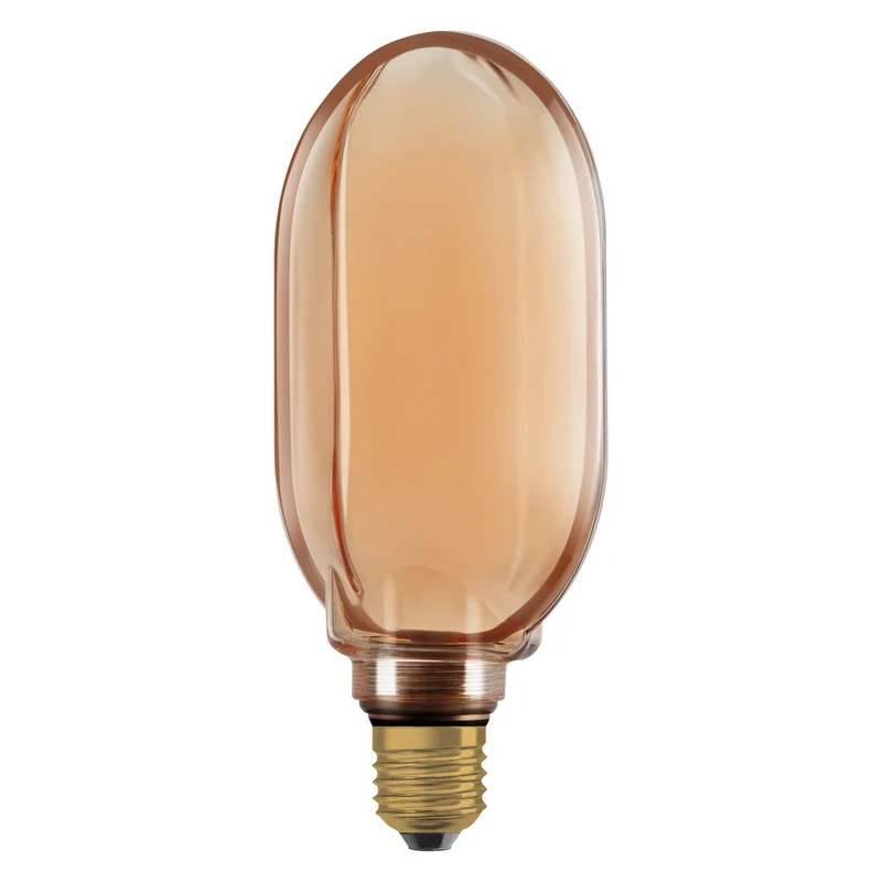 Lampe LED OSRAM VINTAGE 1906® LED CLASSIC GLOBE100 O-Form FILAMENT 4W 818 Gold E27, 220 lm, 1800 K, Blanc chaud confort