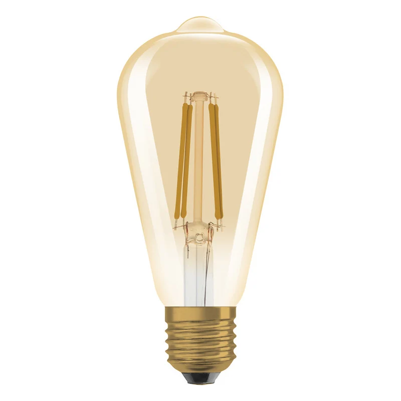 Lampe LED OSRAM VINTAGE 1906® LED CLASSIC EDISON DIM 7,2W 824 Gold E27, 806 lm, 2400 K, Blanc chaud confort