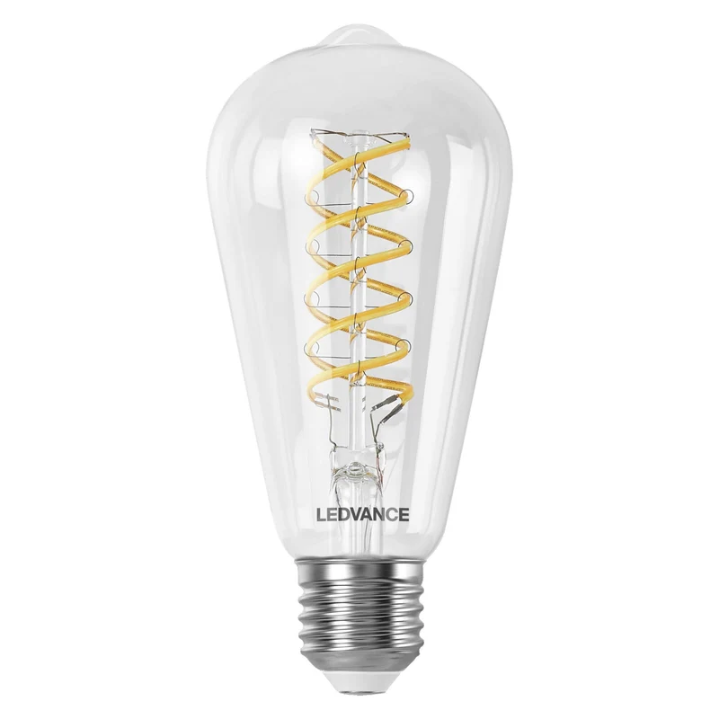 Ampoule LED Edison à filament LEDVANCE SMART+ Wifi E27 8 W 806 lm, 2 700…6 500 K, blanc réglable