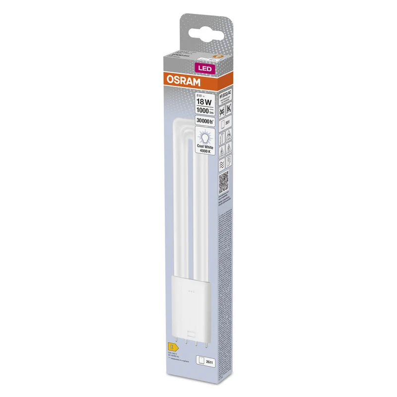 Lampe LED OSRAM DULUX LED L HF & AC MAINS 8W 840 2G11, 1000 lm, 4000 K, blanc froid