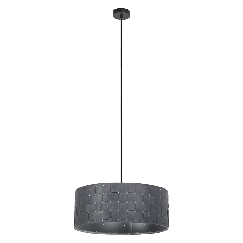 OSRAM DECOR Suspension Décor Tissage en feutre gris foncé, 3xE27