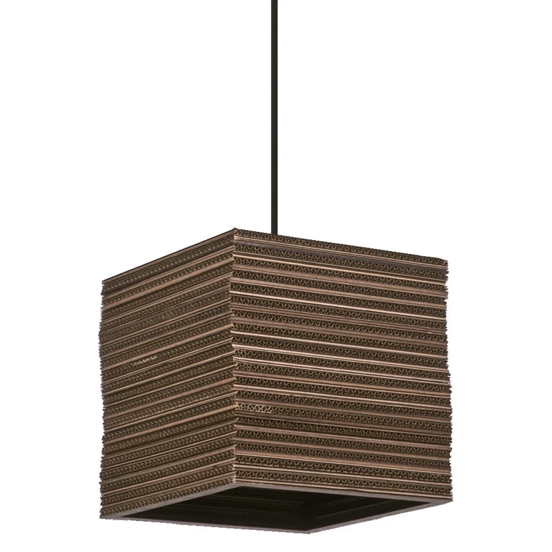 OSRAM DECOR Suspension Décor Carton Carré marron, E27