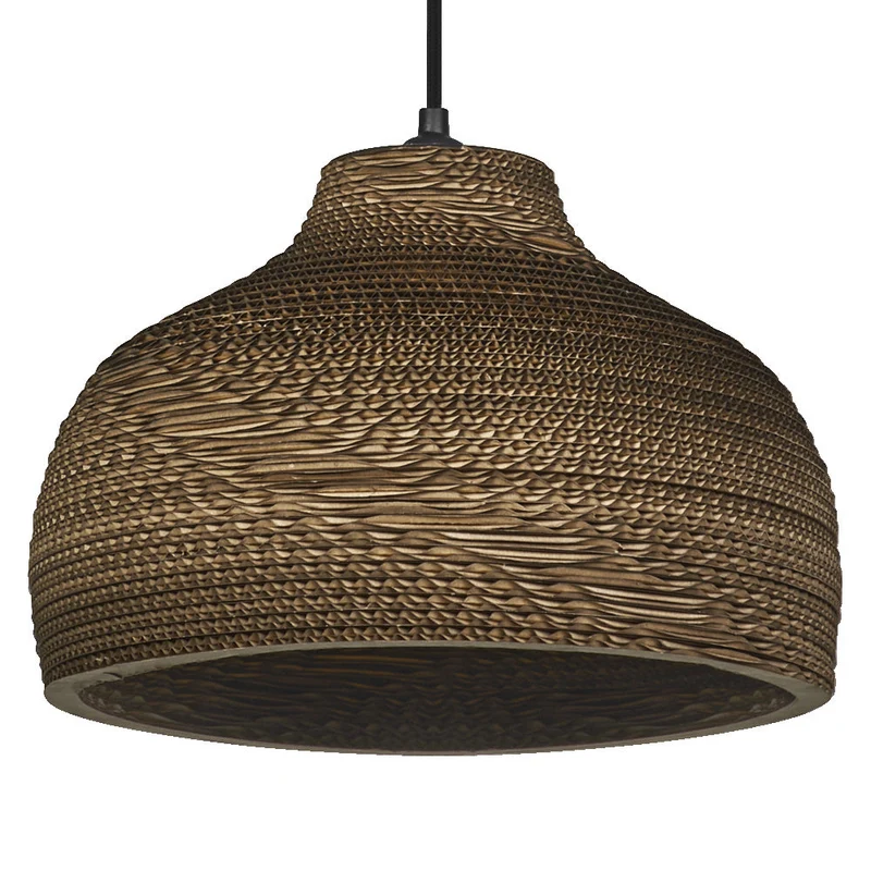 OSRAM DECOR Suspension Décor Chapeau en Carton marron, E27