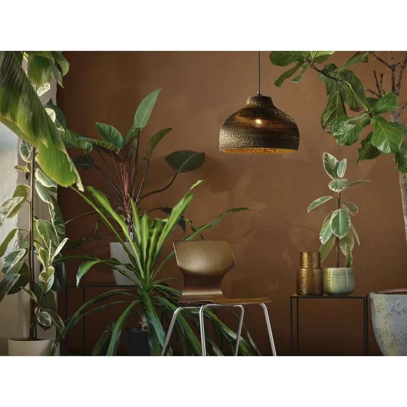 OSRAM DECOR Suspension Décor Chapeau en Carton marron, E27