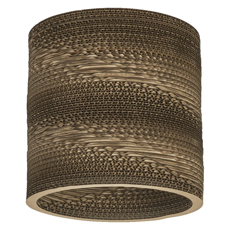 OSRAM DECOR Plafonnier Decor Cylindre en carton brun, E27
