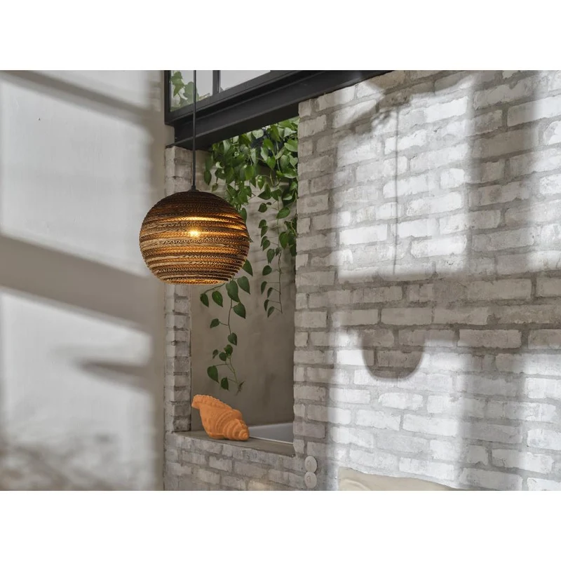 OSRAM DECOR Suspension Décor Boule en Carton marron, E27