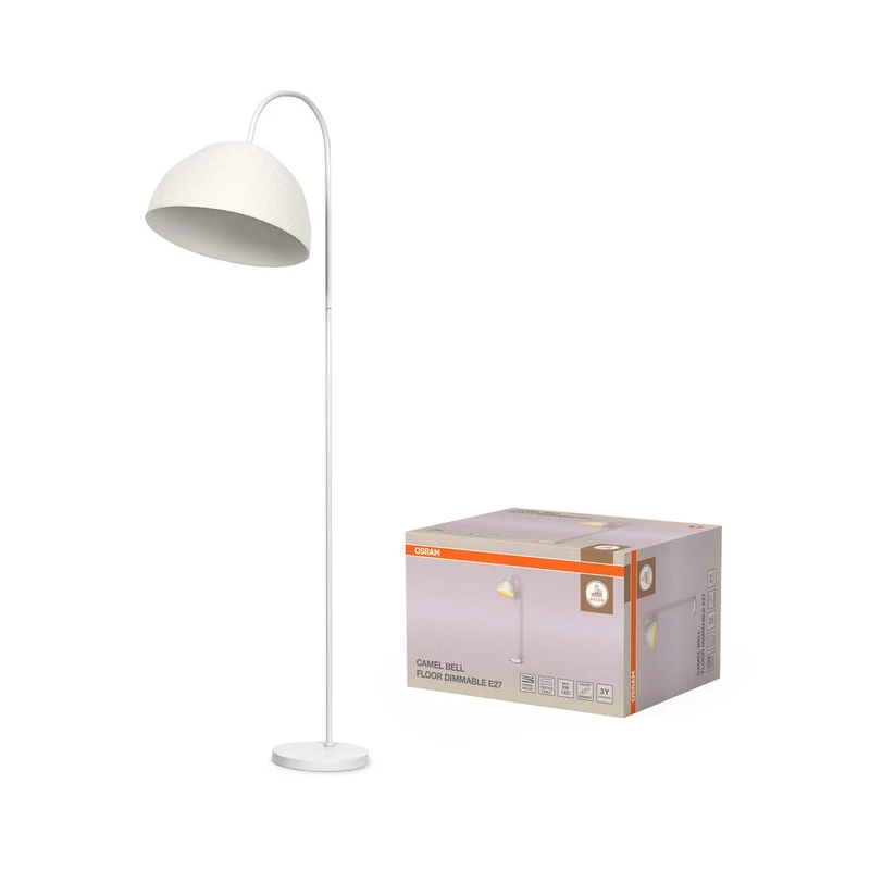 OSRAM DECOR lampe sur pied Decor Camel Bell blanc, E27 dimmable