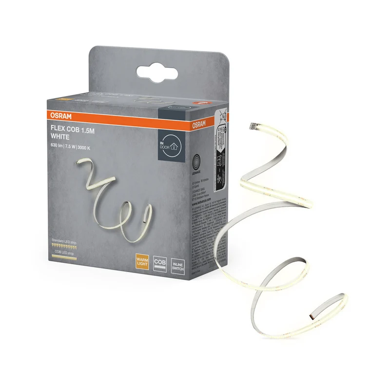 OSRAM FLEX COB 1.5M bande LED, jaune, 8W, 600lm