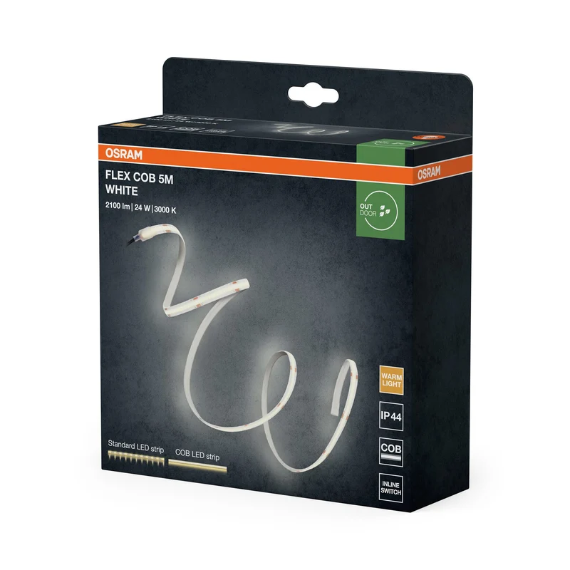 OSRAM FLEX COB EXTÉRIEUR 5M Bande LED, blanc, 24W, 1900lm