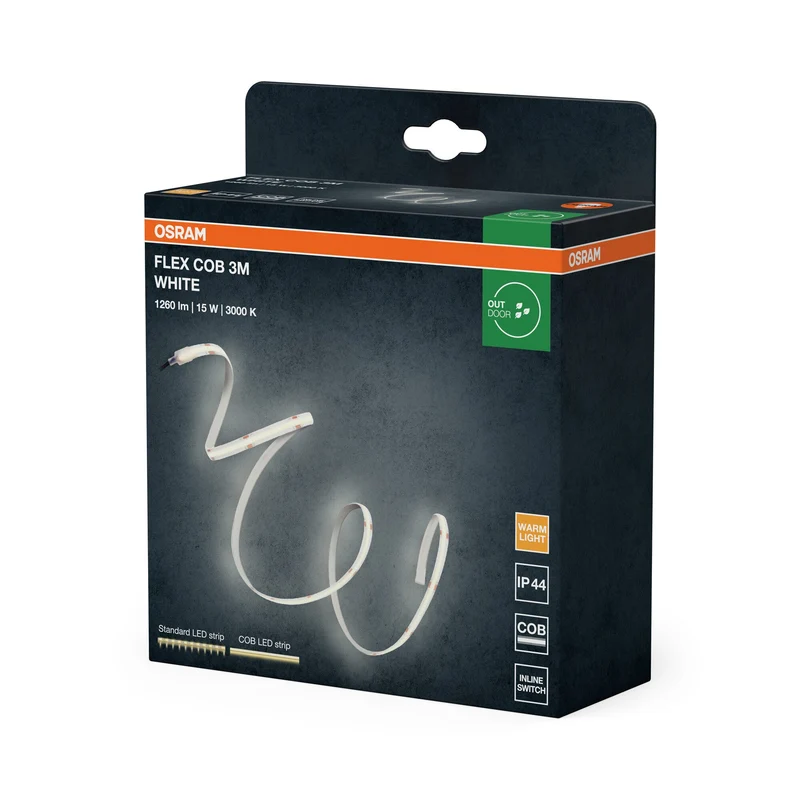 OSRAM FLEX COB EXTÉRIEUR 3M Bande LED, blanc, 13W, 1900lm